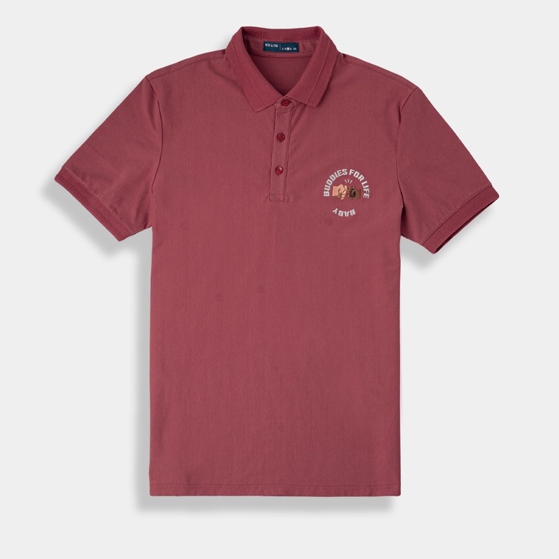 Áo polo nam BEN & TOD R1300BB200 vải thun cotton 100%, nam tính, chỉn chu, sang trọng, thanh lịch