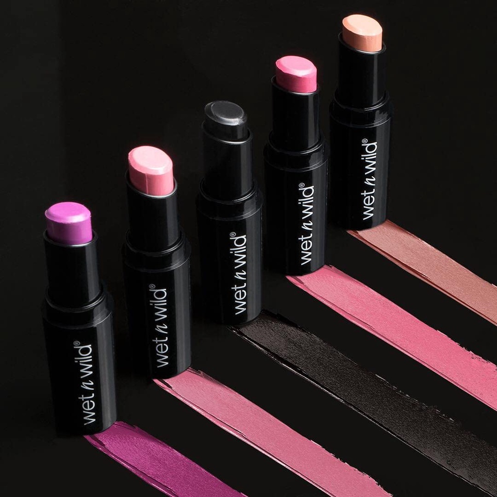 Son môi Wet n Wild Silk Finish Lip Stick 3,6g-527B Fuschia with Blue Pearl/538A Just Garnet/542B Hot Paris Pink/562C