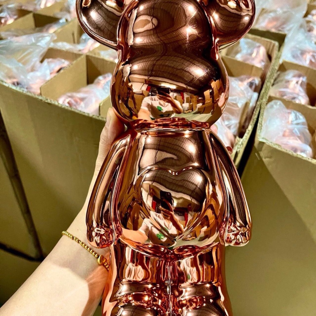 Tượng Gấu Bearbrick Decor Phòng Ngủ, Mô Hình Trang Trí Phòng Ngủ Sang Trọng Nhiều Màu Sắc Kích Thước 29cm