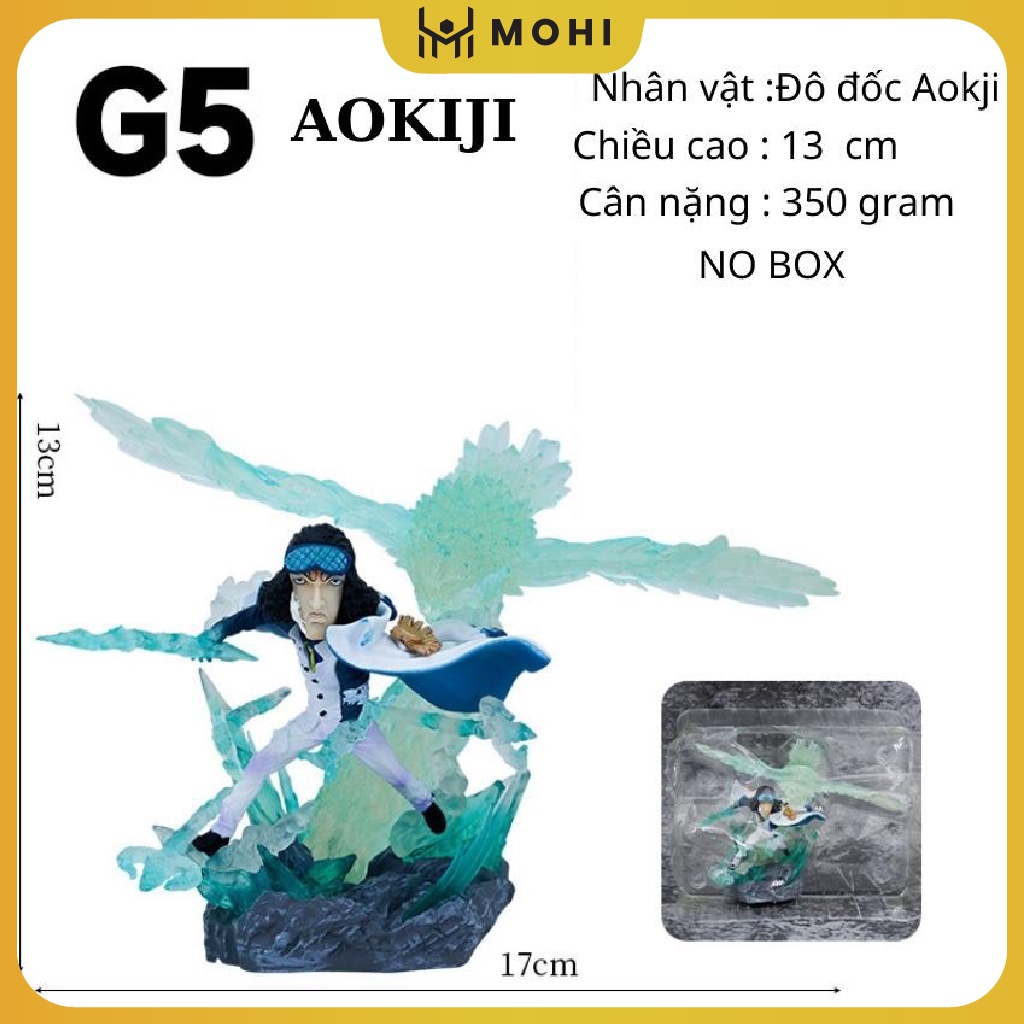 Mô hình chibi G5Luffy, Shank, Katakuri, Kizaru... trong One Piece có LED đẹp, mô hình One Piece