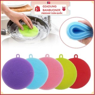 Miếng rửa chén bát silicon đa năng