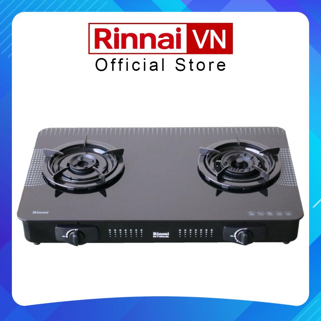 [Chính Hãng] Bếp Gas Đôi Rinnai RV-715Slim(GL-D) / RV-615Slim(GL-D) - Bếp Ga Dương Rinnai Mặt Kính - Bảo Hành 2 Năm