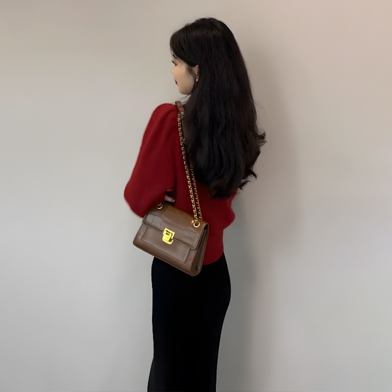 Chân váy SUXI chữ A lưng cao/ Áo dệt kim SUxi tay dài dáng rộng thời trang cho nữ