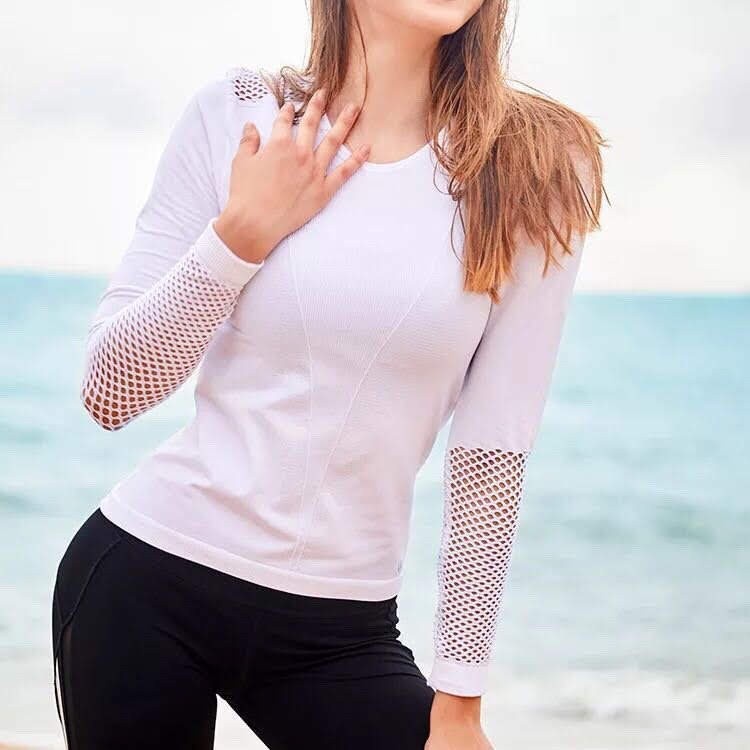 Thanh lý-Áo thun tập gym tay dài nhiều màu dành cho các bạn nữ