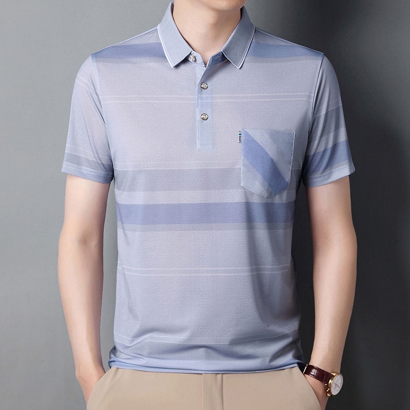 Áo polo Ngắn Tay Dáng Rộng Thời Trang Mùa Hè Dành Cho Nam