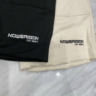 quần short nowsaigon, short unisex