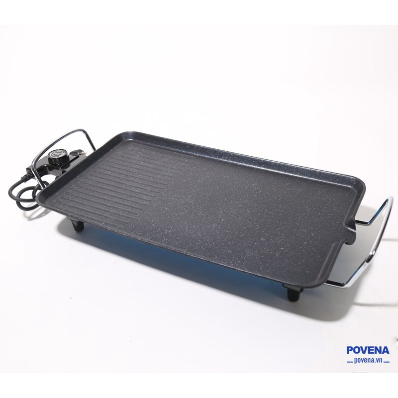 Bếp nướng điện không khói Povena PVN-4830, công suất 1500w hàng chính hãng nướng siêu nhanh, khay nướng điện.