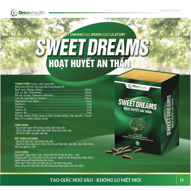 HOẠT HUYẾT AN THẦN SWEET DREAM