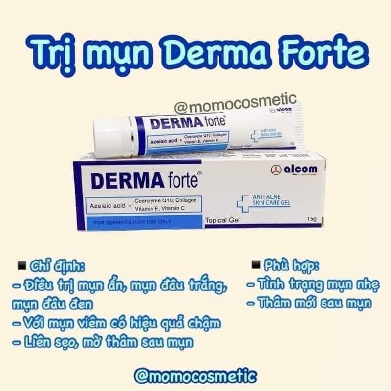 Gel Bôi mụn DERMA Forte 15g