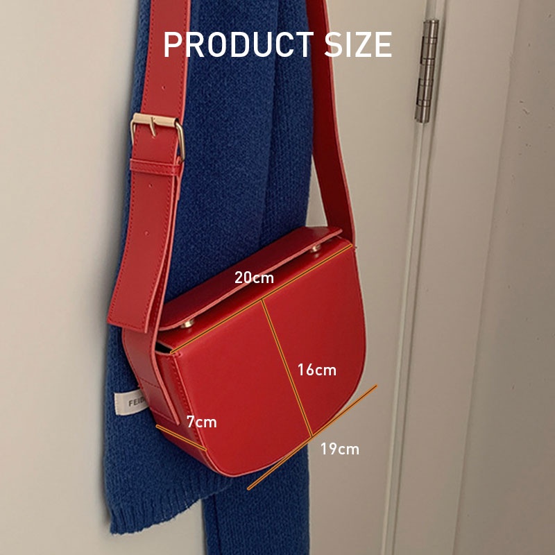 MISCHA Túi Đeo Chéo Vai Bằng Da PU Thời Trang Sành Điệu Cho Nữ