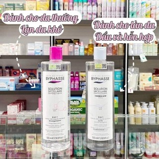 Nước Tẩy Trang Byphasse Make Up Remover 500ml - Nước tẩy trang Byphasse 500ml Đủ Mã