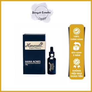 Serum ngăn ngừa mụn hanayuki acnes 30g giúp làm sáng da, cân bằng sắc tố cho da