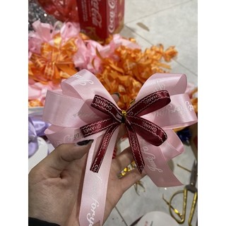 Set 10 nơ trang trí giỏ quà