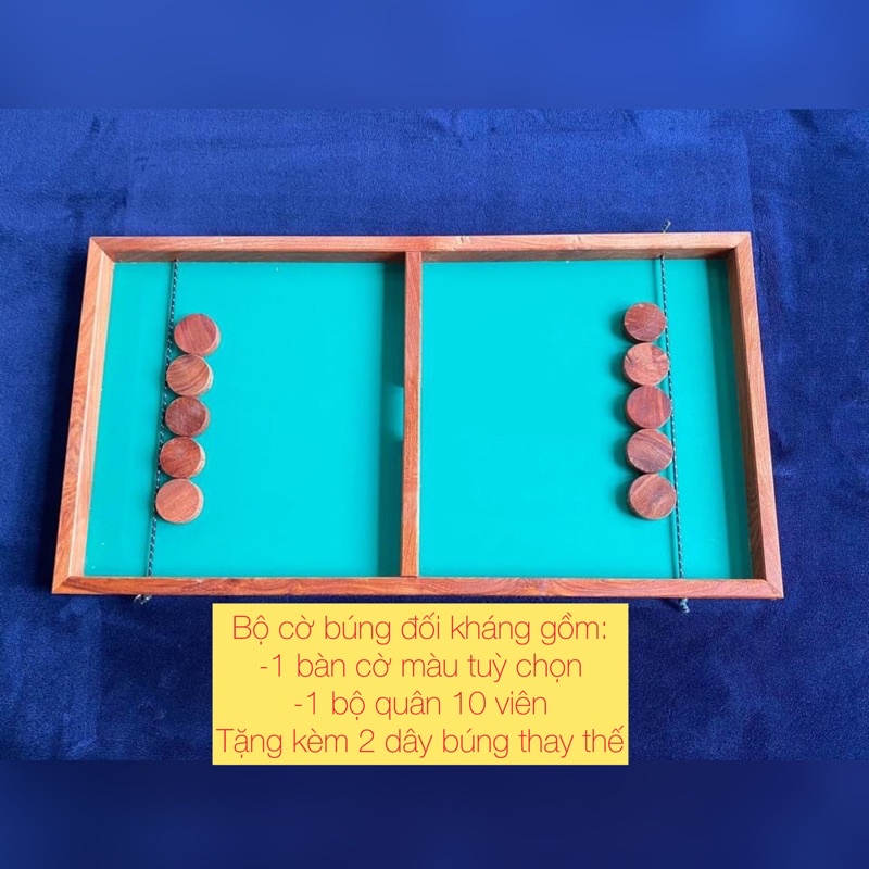 Bộ đồ chơi cờ búng đối kháng giải trí cho trẻ em bằng gỗ