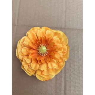 Đầu bông cúc tràm to 9cm. hoa lụa trang trí