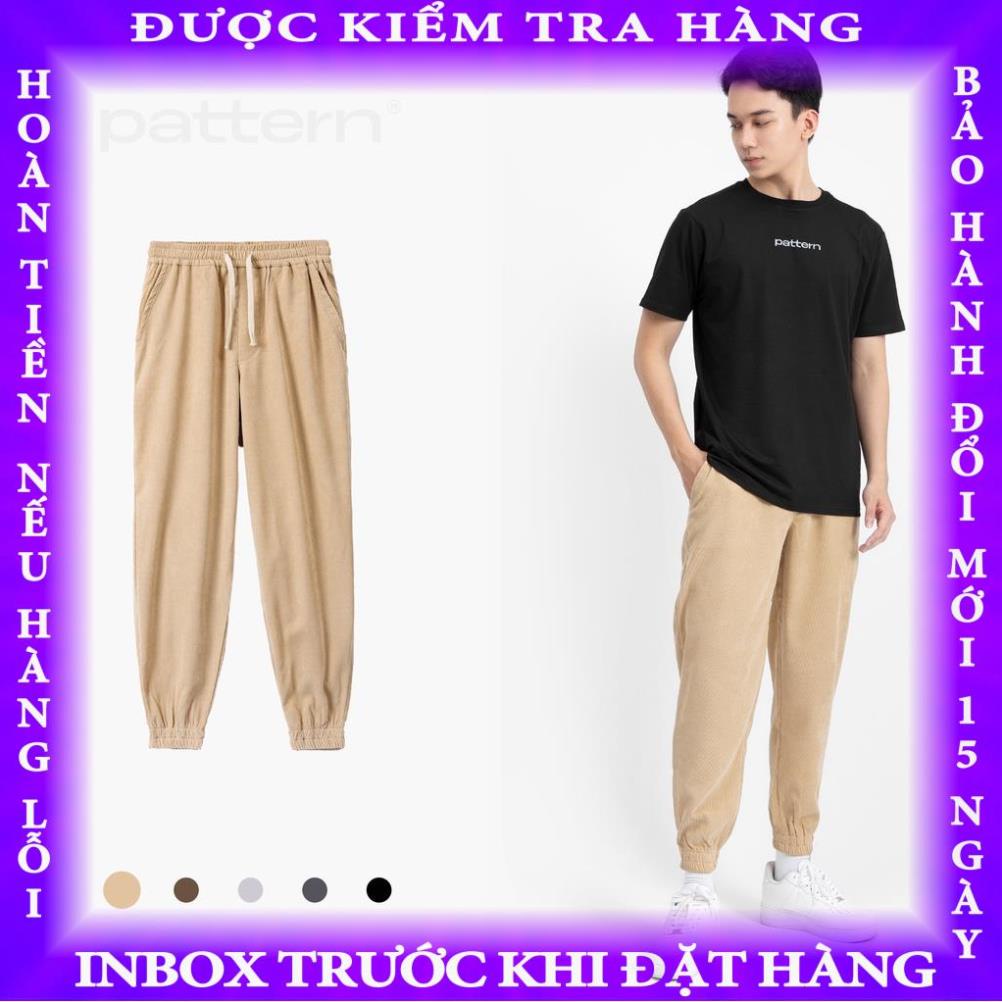 Quần Jogger nhung tăm PATTERN 5 màu PQ011 hanthien