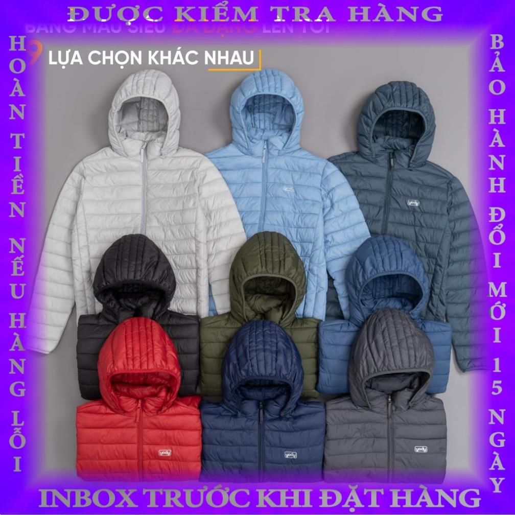 Áo khoác phao nam YODY siêu nhẹ giữ ấm tốt mũ có thể tháo rời - PHM5001 thitrang