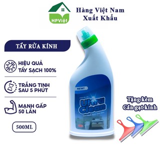 Nước tẩy rửa đa năng hp việt, tẩy sạch các vết cặn canxi trên kính nhà tắm, trên gương, nước lau kính xe oto