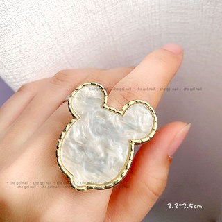 Nhẫn Pha Màu Vẽ Nail