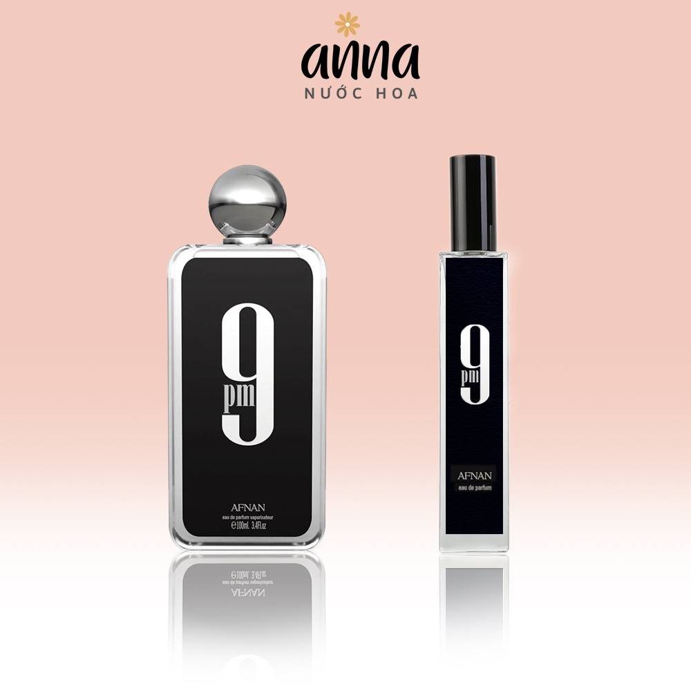 Nước hoa nam Afnan 9PM EDP chiết 10ml Mẫu thử nước hoa chiết nam 9 PM thơm lâu hương ấm áp ngọt ngào