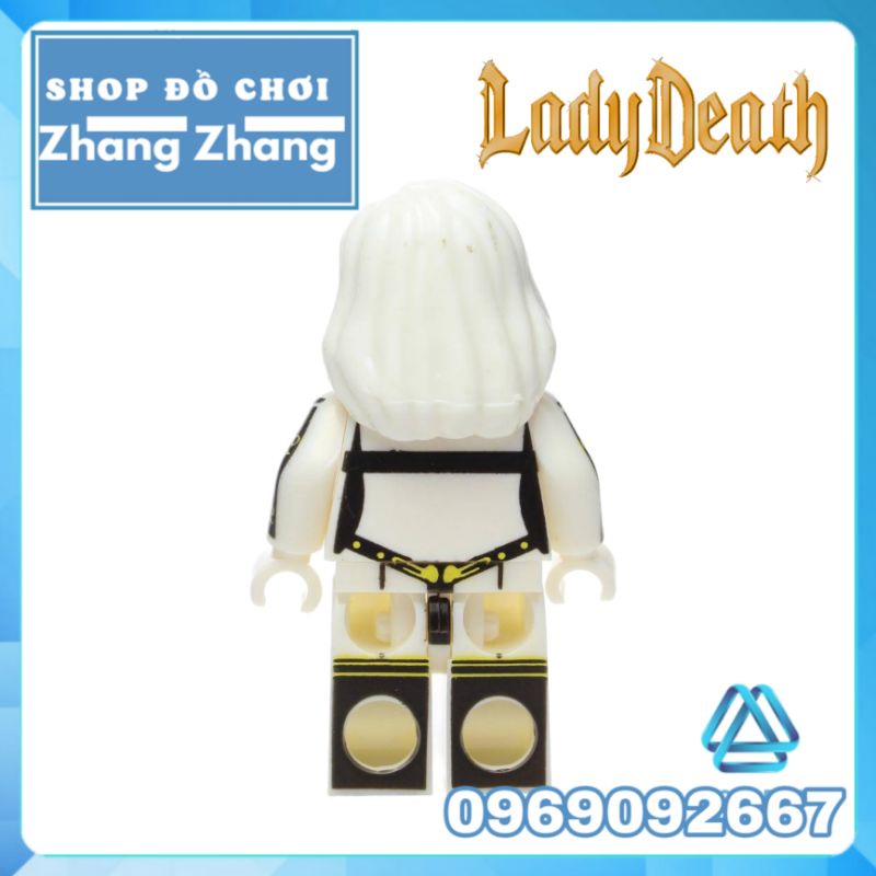 Đồ chơi Xếp hình Lady Death Siêu anh hùng Marvel Minifigures WM377 WM6012