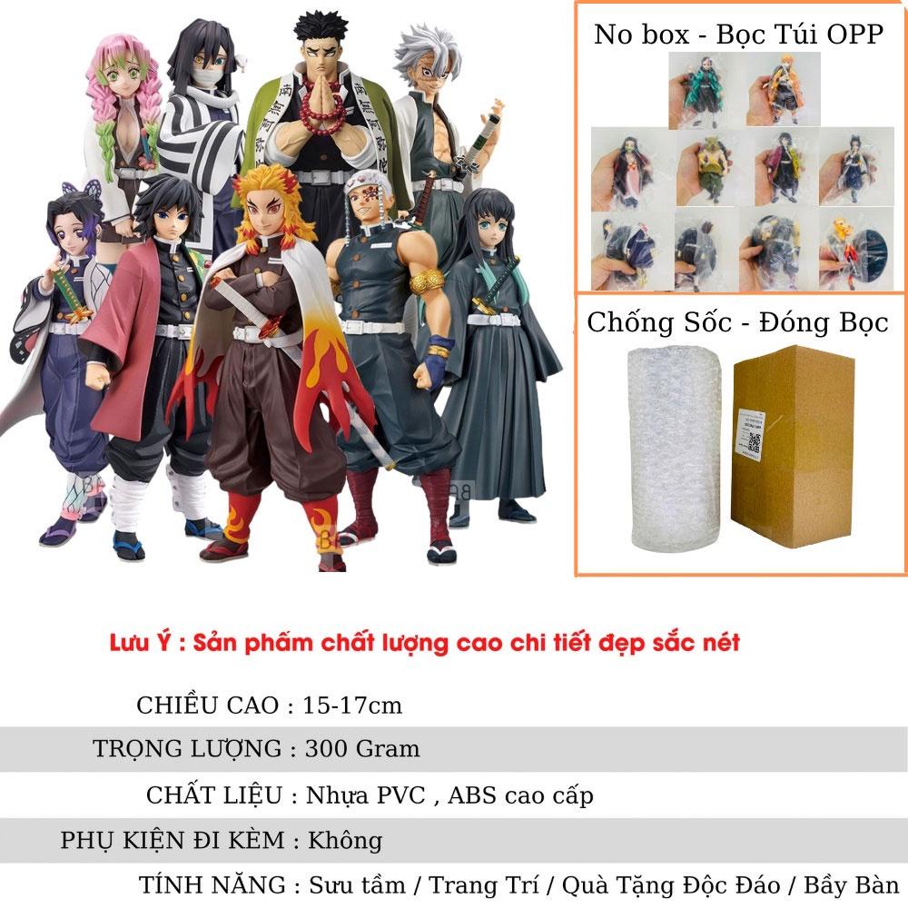 Mô hình Các Trụ Cột Thợ Săn Quỷ Giyuu Kyoujurou Shinobu..figure thanh gươm diệt quỷ