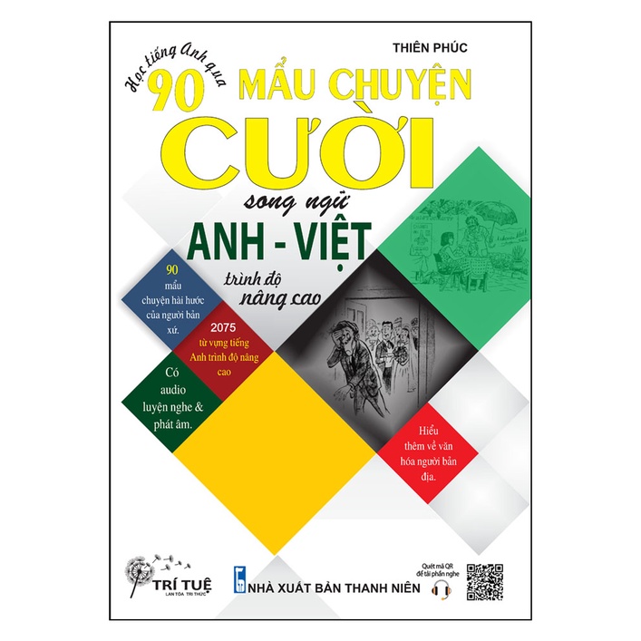 Sách - Học tiếng Anh qua 90 mẩu chuyện cười song ngữ Anh – Việt