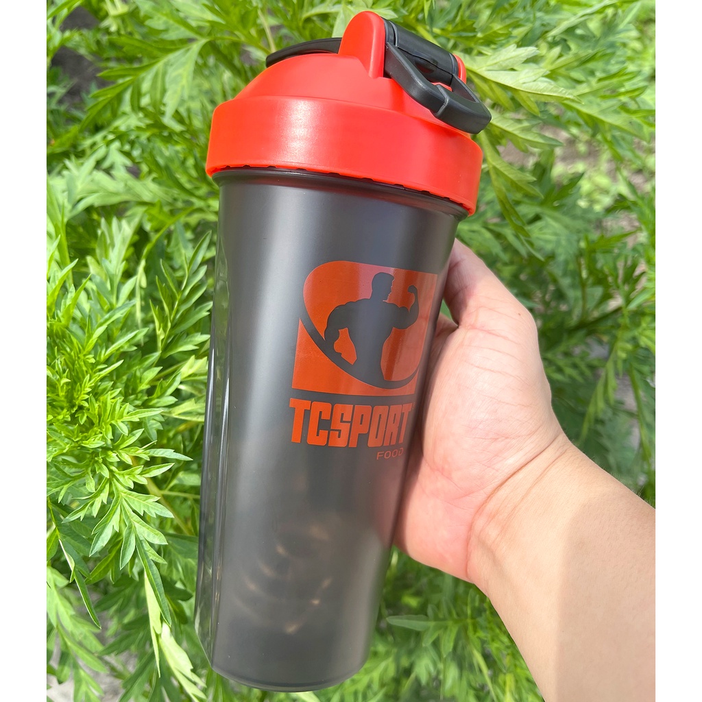 Bình nước thể thao Shaker - 600 ml - Bình lắc Shaker pha sữa cho người tập GYM