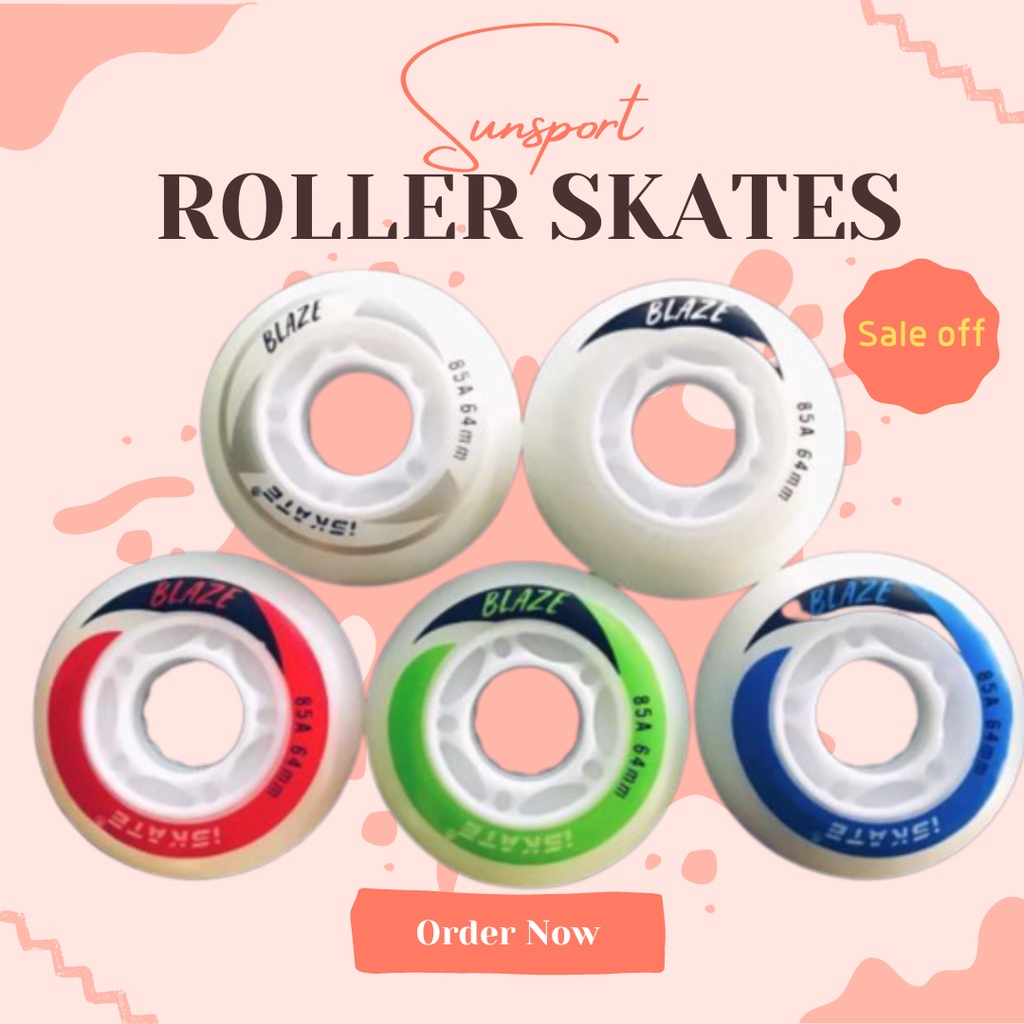 Bánh đèn patin cao su phát sáng led nhiều màu loại tốt iskate blaze siêu sáng giá rẻ