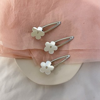 Kẹp Tóc Hình Hoa Tráng Gương Phong Cách Đường Phố Cho Nữ F350