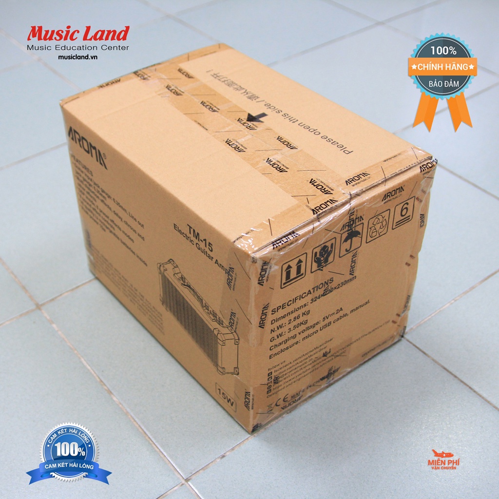 Loa Đàn Guitar Điện Aroma TM-15 – Chính Hãng