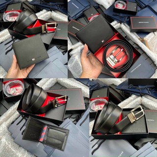 Set Ví Thắt Lưng Nam Fullbox Da Cao Cấp