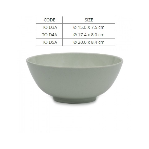 Tô Nhựa Melamine Vân Đá