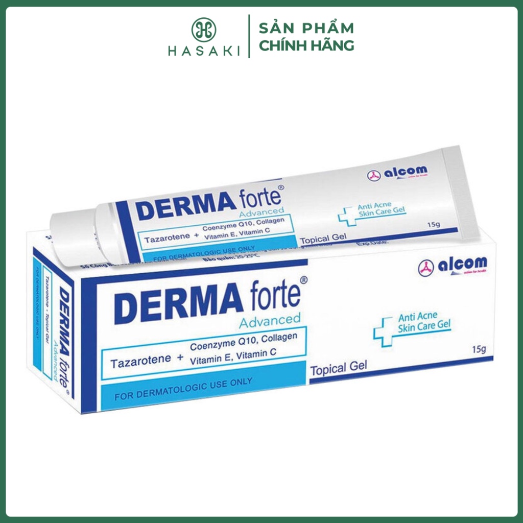 Gel Dưỡng Alcom Derma Forte Advanced Giảm Mụn, Mờ Thâm 15g Anti Acne Skin Care Gel (Bản Advanced) | BigBuy360 - bigbuy360.vn