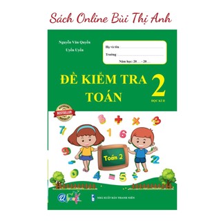 Sách - đề kiểm tra toán 2 học kì 2