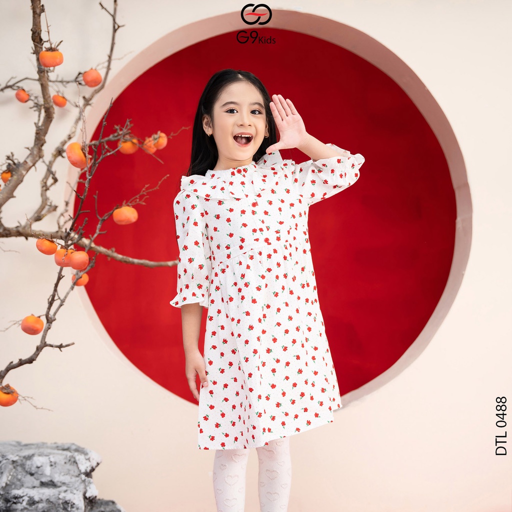 Đầm bé tay lỡ 0488 G9moza cao cấp