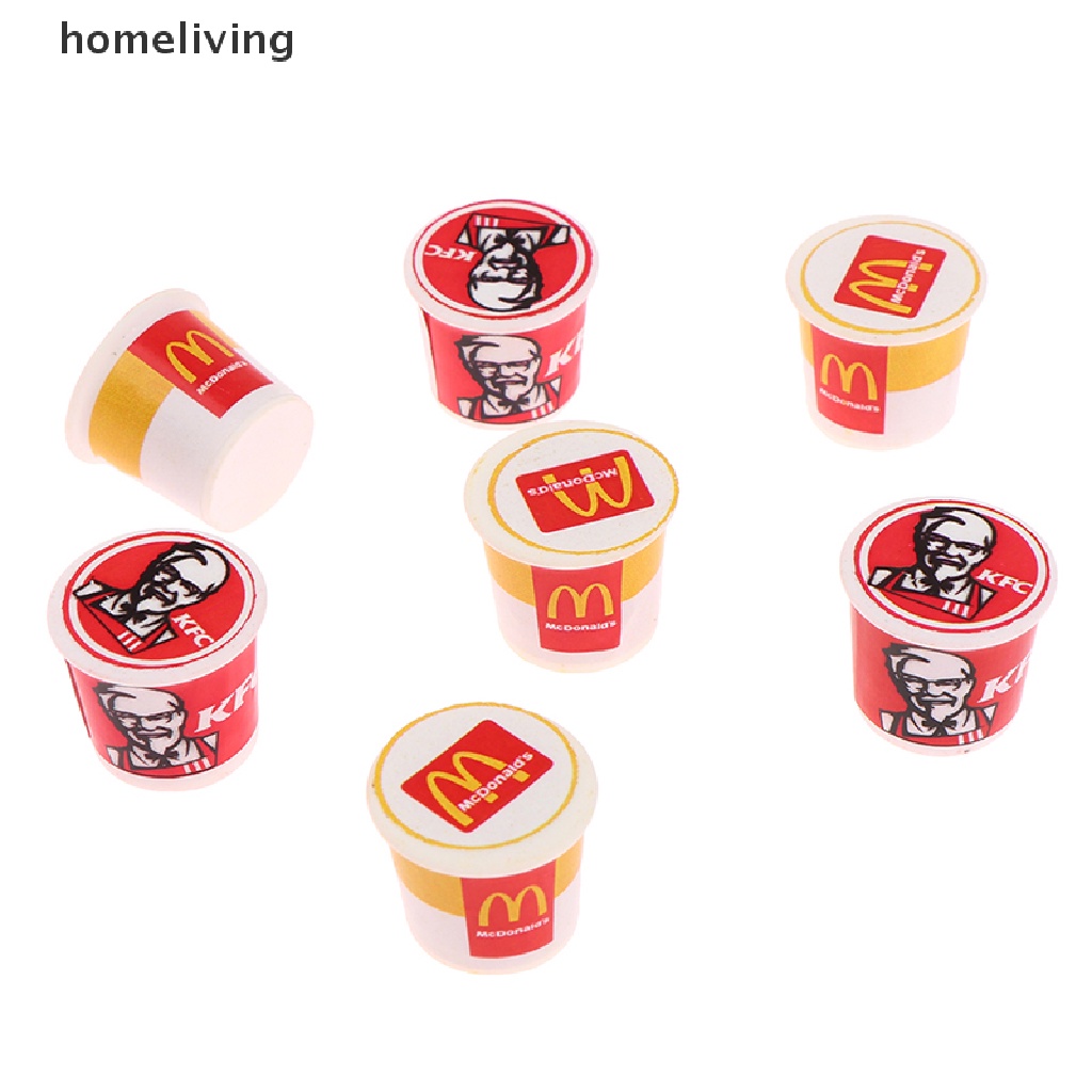 Set 5 Mô Hình Thùng Nước Mini 1 / 12 Trang Trí Nhà Búp Bê