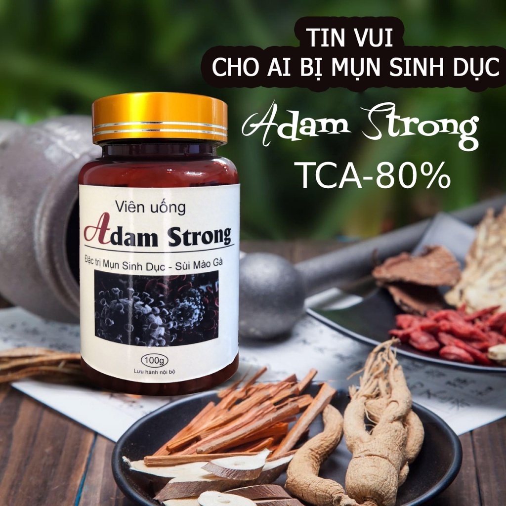 ADAMSTRONG-VIÊN UỐNG TĂNG CƯỜNG MIỄN DỊCH,TIÊU DIỆT ĐÀO THẢI GIẢM NỒNG ĐỘ HPV SÙI MÀO GÀ ,HẠN CHẾ TÁI PHÁT