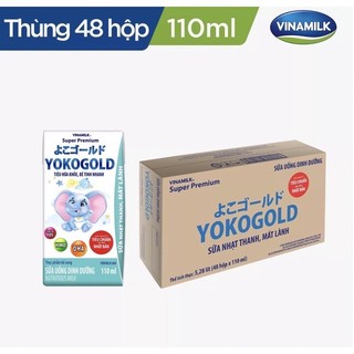  DATE MỚI -THÙNG 48 HỘP SỮA BỘT PHA SẴN YOKO 110ML 