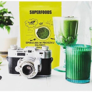 Bột tảo xoắn spirulina hữu cơ bio planet 200g - superfood - siêu thực phẩm - bột tảo spirulina - bột tảo xoắn hữu cơ