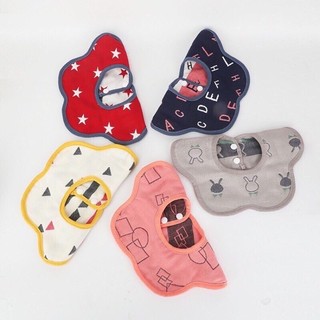 Set 5 yếm cổ cho bé, gồm yếm tròn và yếm tam giác