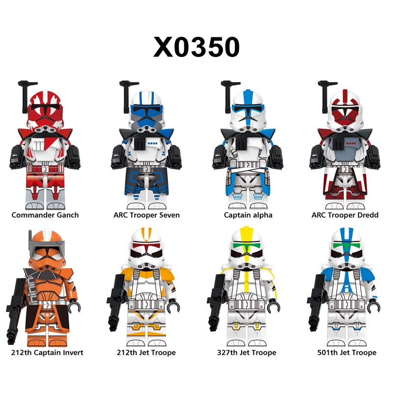 Mô Hình Nhân Vật Trooper 501th Jet Trooper 212th Captain Invert