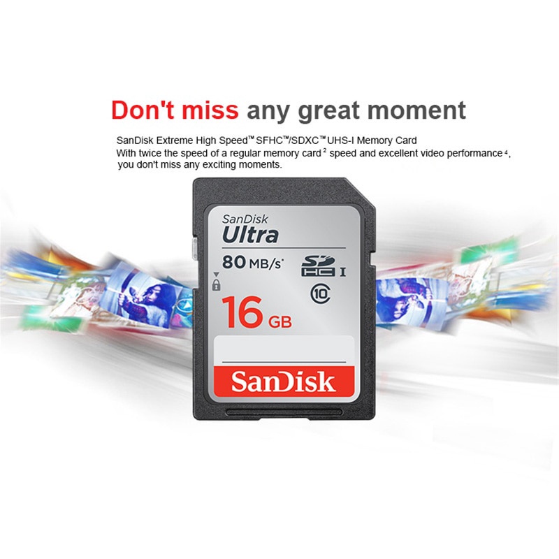 Thẻ Nhớ 16GB 32GB 64GB 128GB 80MB / s Cho Máy Ảnh Canon Nikon SLR 4K | BigBuy360 - bigbuy360.vn