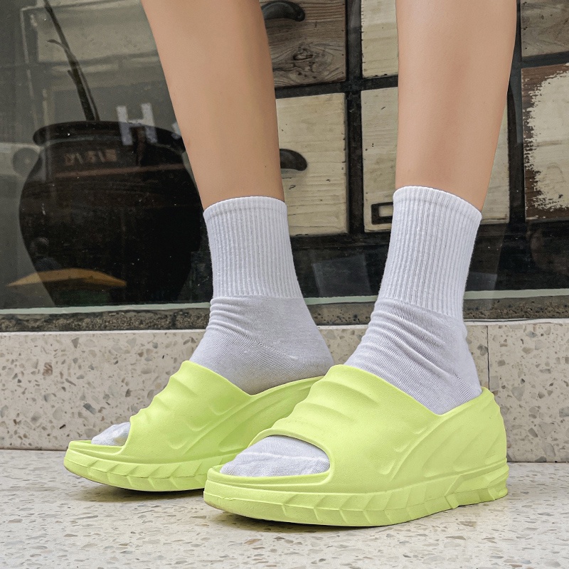 Mới Giày Cao Su 8cm Hở Ngón Size 34-41
