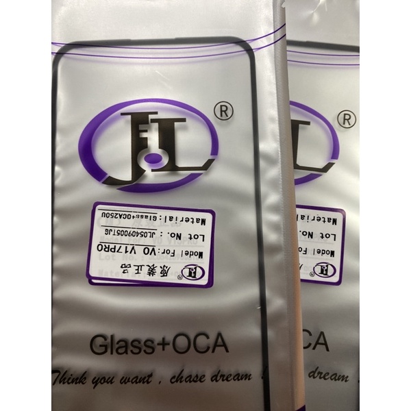 Kính liền keo Vivo V17 Pro/ Mặt kính có keo OCA Vivo V17 Pro ( Giá sỉ )