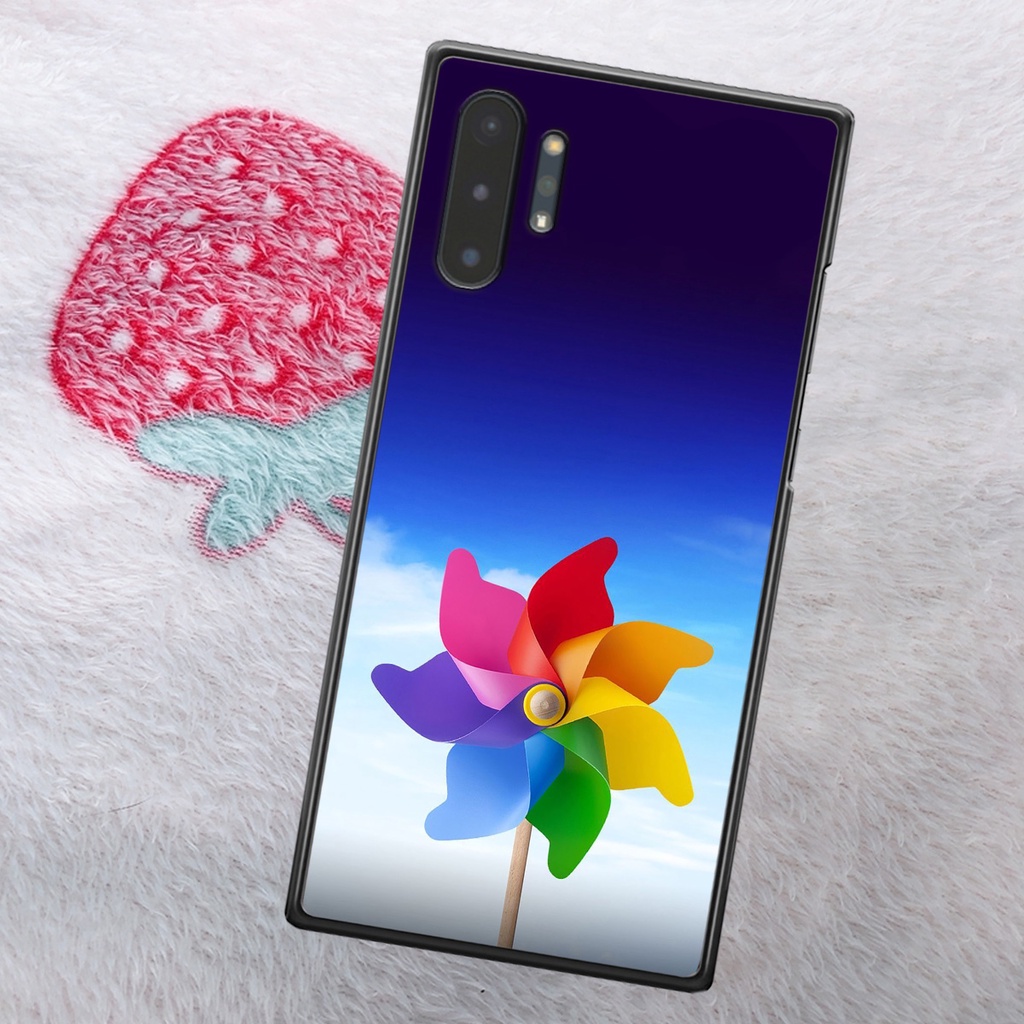 Ốp Samsung Note 10 / Note 10 Plus / Note 10+ be happy ngộ nghĩnh đáng yêu, ốp họa tiết nhiều màu sắc