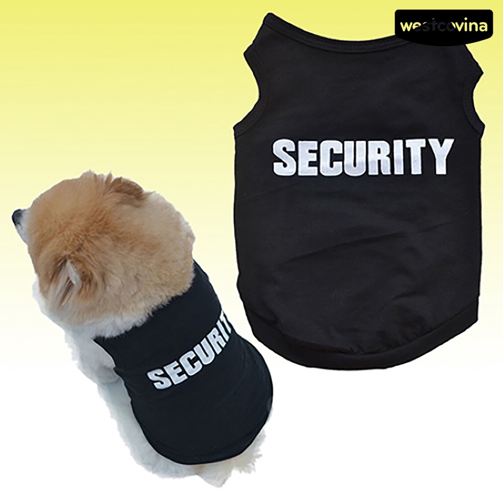 [COD]♘Áo Thun In Chữ Dễ Thương Cho Thú Cưng