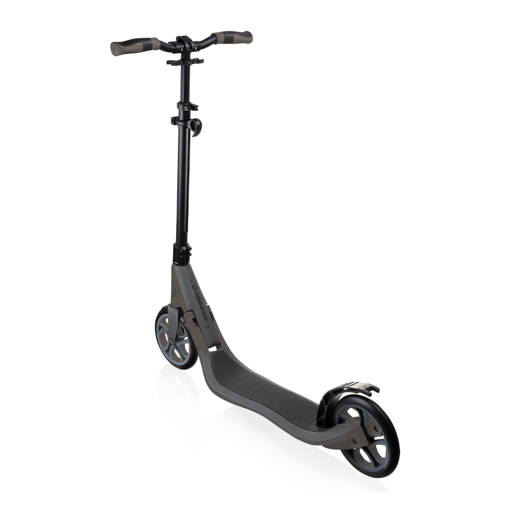 Xe trượt scooter 2 bánh GLOBBER ONE NL 205 cho thiếu niên và người lớn - Đen/Xám