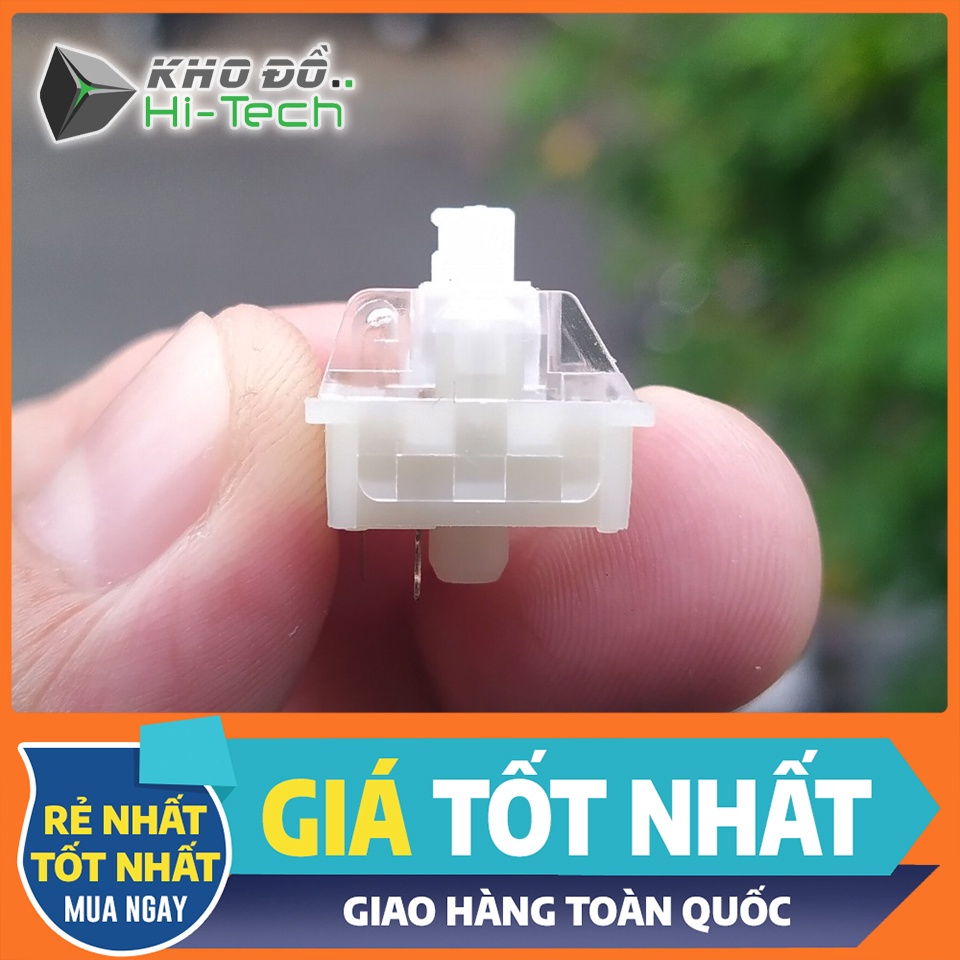 Switch KTT KANG WHITE đã lube mượt mà 💖 𝘍𝘳𝘦𝘦𝘴𝘩𝘪𝘱 💖 KTT linear | công tắc bàn phím cơ | housing xuyên led