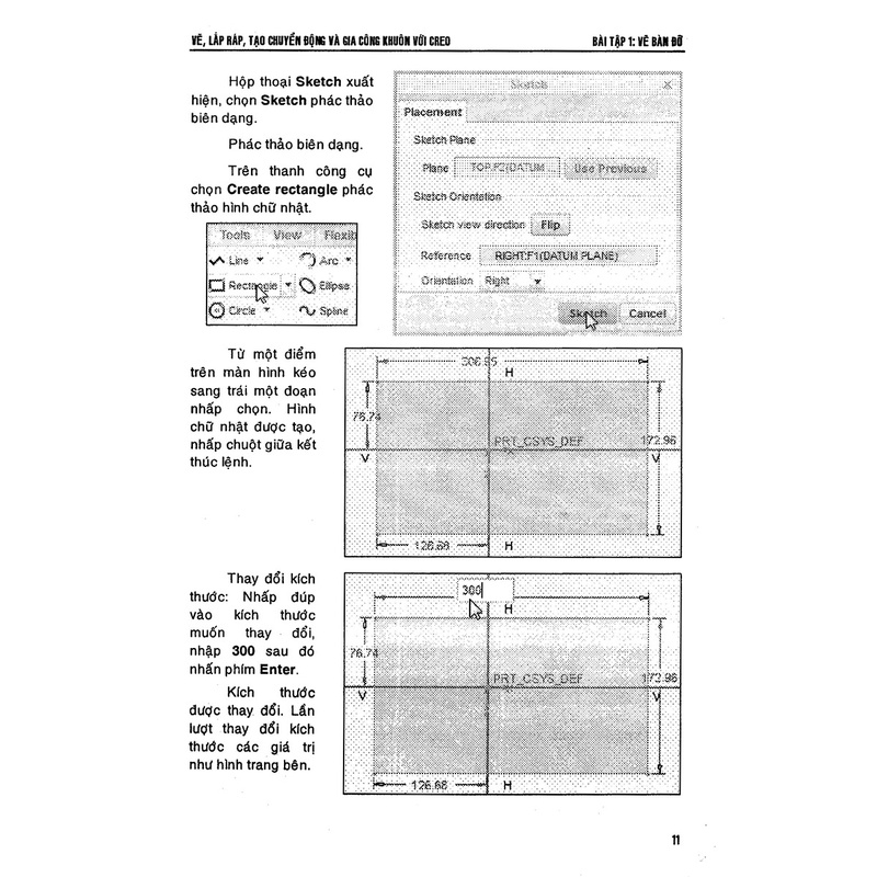 Sách - Vẽ, Lắp Ráp Tạo Chuyển Động Và Gia Công Khuôn Với Creo